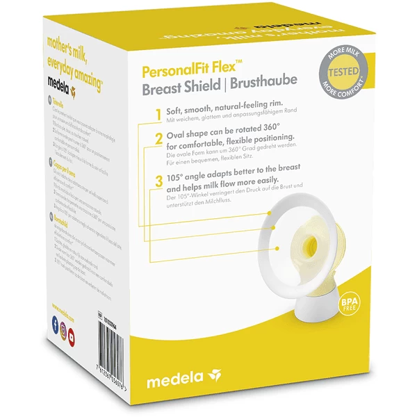 Medela Borstkapkjes PersonalFit Flex 21mm 2 Stuks 4 Medela Borstkapkjes PersonalFit Flex 21mm 2 Stuks - Afbeelding 4