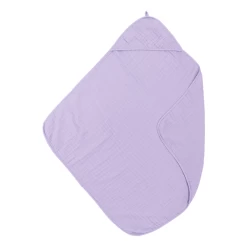 Meyco Hooded Handdoek Uni Soft Lila -Babyverzorging Deals meyco hooded handdoek uni soft lila a359257 3