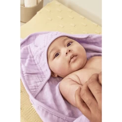 Meyco Hooded Handdoek Uni Soft Lila -Babyverzorging Deals meyco hooded handdoek uni soft lila a359257 4