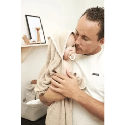 MEYCO Kaphanddoek Basic Badstof Sand -Babyverzorging Deals meyco kaphanddoek basic badstof sand a384813 2