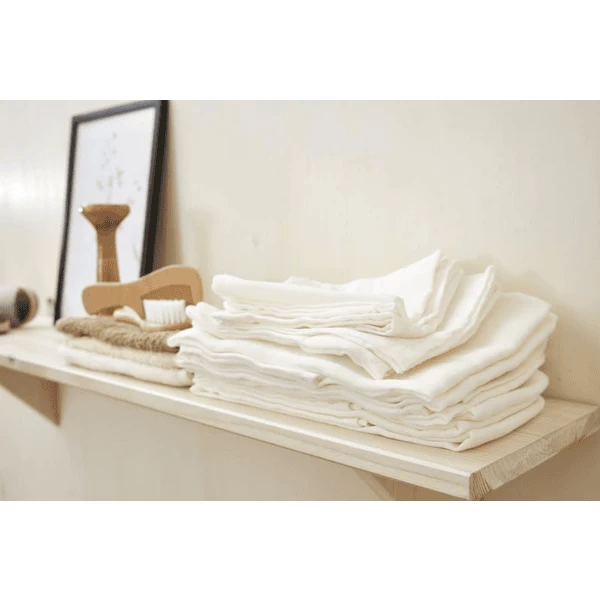 Meyco Muslin Gauze Luiers Set Van 6 Uit White 2 Meyco Muslin Gauze Luiers Set Van 6 Uit White - Afbeelding 2