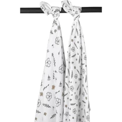 Meyco Swaddles 2-pack Floral 120x120 Cm