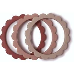 Mushie Bijtring Bloem Armband, Roos/ Blush /Shifting Sand , 3 Stuks 9 Mushie Bijtring Bloem Armband, Roos/ Blush /Shifting Sand , 3 Stuks -Babyverzorging Deals mushie bijtring bloem armband roos blush shifting sand 3 stuks a399241 4
