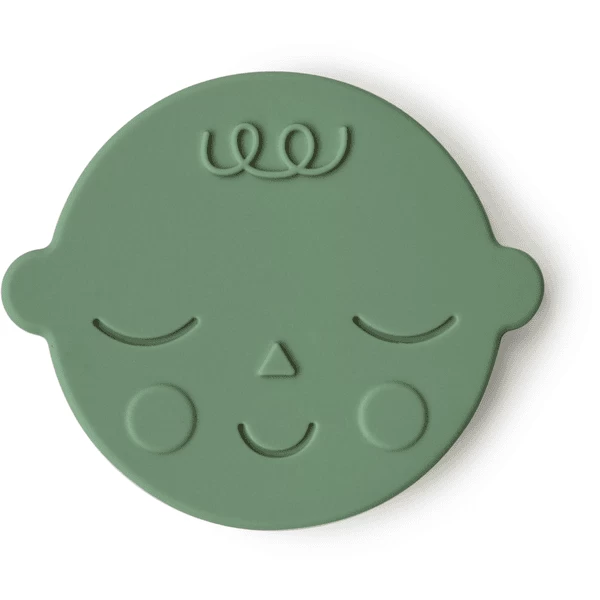 Mushie Bijtring Gezicht, Pistachio 1 Mushie Bijtring Gezicht, Pistachio