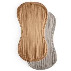 Mushie Burp Doek Mousseline Koffer Yellow /Mist 2-pack