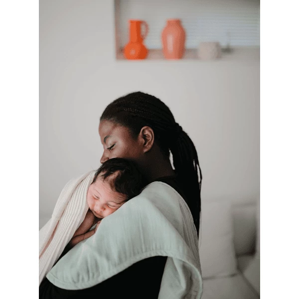 Mushie Burp Doekje Mousseline Roman Green /Mist 2-pack 2 Mushie Burp Doekje Mousseline Roman Green /Mist 2-pack - Afbeelding 2