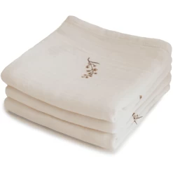 Mushie Musslintowels 3-pack Flower