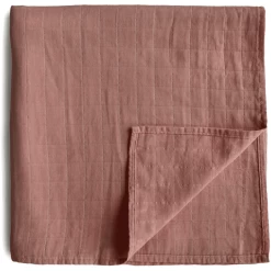 Mushie Omslagdoek Muslin Cedar 120 X120 Cm