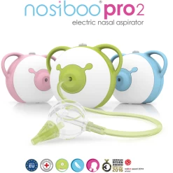 Nosiboo ® Elektrische Neusafzuiger Pro2, Groen -Babyverzorging Deals nosiboo elektrische neusafzuiger pro2 groen a394072 3