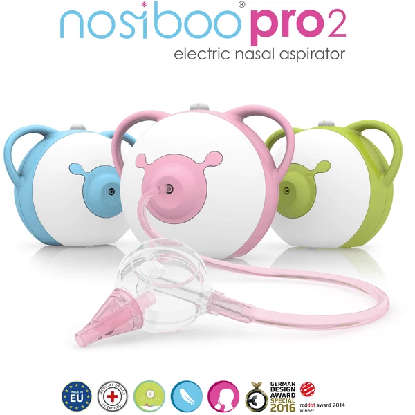 Nosiboo ® Elektrische Neusafzuiger Pro2, Roze 4 Nosiboo ® Elektrische Neusafzuiger Pro2, Roze - Afbeelding 4