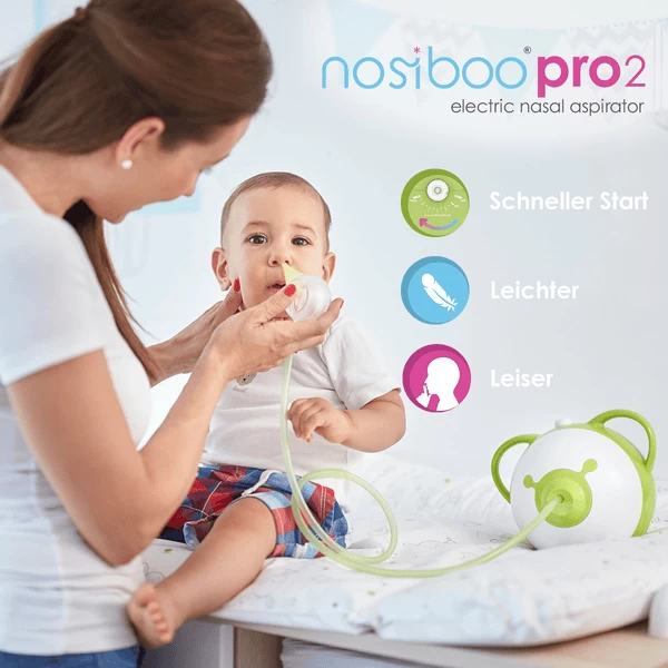 Nosiboo ® Elektrische Neusafzuiger Pro2, Roze 5 Nosiboo ® Elektrische Neusafzuiger Pro2, Roze - Afbeelding 5