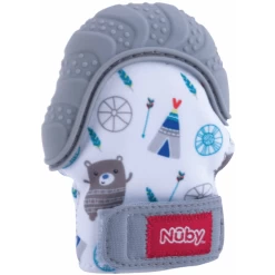 Nuby Nûby Bijthandje Happy Hands In Grijs -Babyverzorging Deals nuby bijthandje happy hands in grijs a310362 3