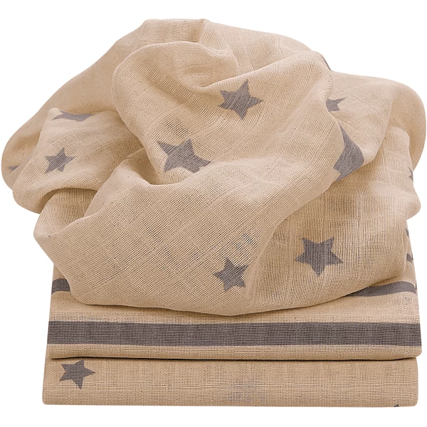 Odenwälder Gaasluiers 3-pak Diep Forest 80 X 80 Cm 2 Odenwälder Gaasluiers 3-pak Diep Forest 80 X 80 Cm - Afbeelding 2