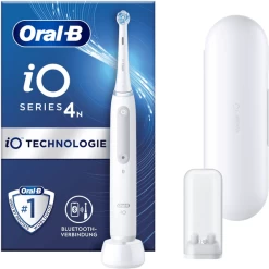 Oral B Oral-B Elektrische Tandenborstel, IO Series 4 Met Reisetui Heel White -Babyverzorging Deals oral b elektrische tandenborstel io series 4 met reisetui heel white a414770 2