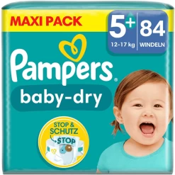 Pampers® Pampers Baby-Dry Luiers, Maat 5+, 12-17 Kg, Maxi Pack (1 X 84 Luiers) -Babyverzorging Deals pampers baby dry luiers maat 5 12 17 kg maxi pack 1 x 84 luiers a413092 2