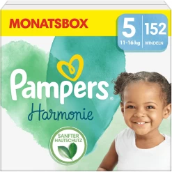 Pampers® Pampers Harmonie Maat 5, 11-16 Kg, Maandbox (1x152 Luiers)