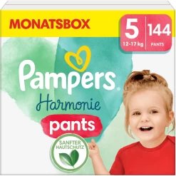 Pampers® Pampers Harmonie Pants Maat 5, 12-17 Kg, Maandbox (1x144 Luiers)