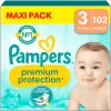 Pampers® Pampers Premium Protection , Maat 3 Midi, 6-10kg, Maxi Pack (1x 102 Luiers)