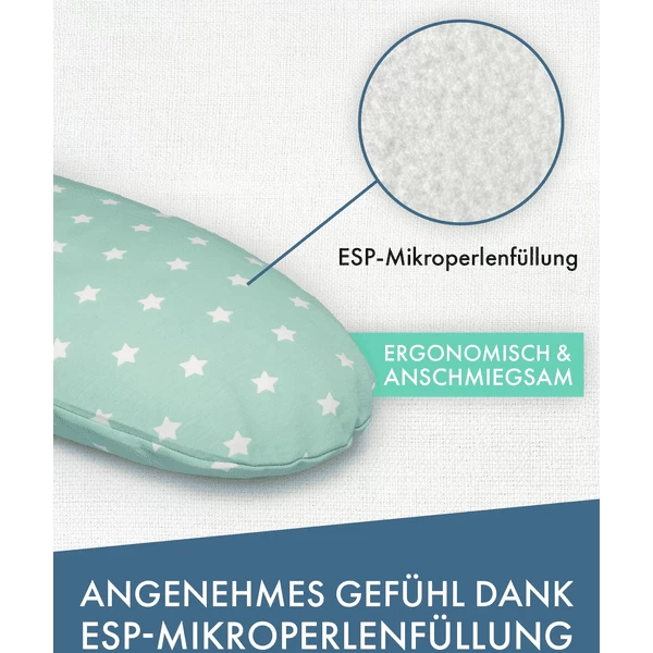 Pic Bear Premium Verpleegkussen 194 Cm Extra Zacht Sterren Grijs-wit 2 Pic Bear Premium Verpleegkussen 194 Cm Extra Zacht Sterren Grijs-wit - Afbeelding 2