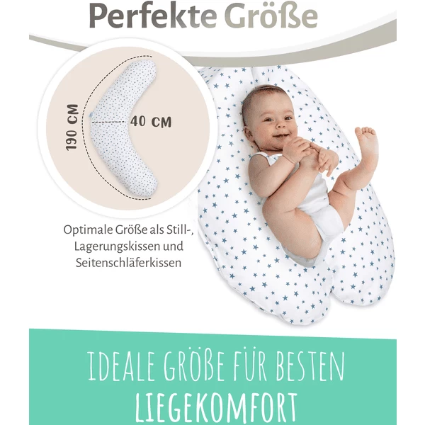 Pic Bear Verpleegkussen Class Ic 190 Cm Sterren Wit-citadel 2 Pic Bear Verpleegkussen Class Ic 190 Cm Sterren Wit-citadel - Afbeelding 2