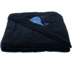 Pippi Badhanddoek Met Capuchon Dark Navy