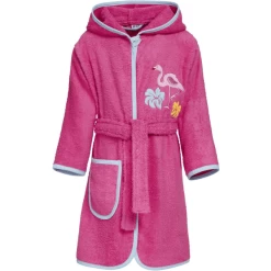 Playshoes Badstof Badjas Flamingo Roze