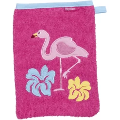 Playshoes Badstof Washandje Flamingo Roze