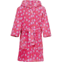 Playshoes Fleece Badjas Bloemen Pink -Babyverzorging Deals playshoes fleece badjas bloemen pink a266559 3