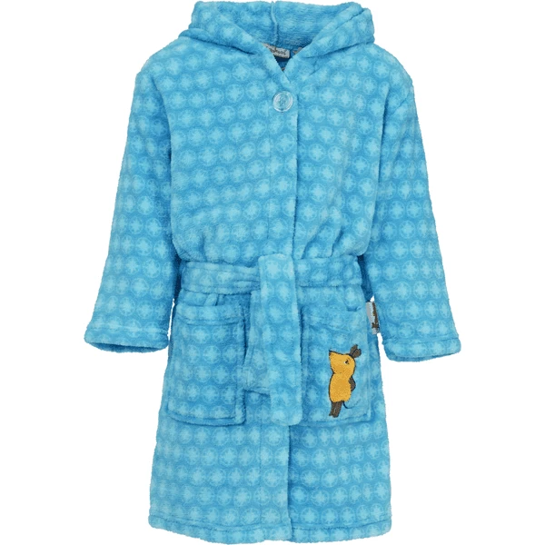 Playshoes Fleece Badjas DIE MAUS Blauw 1 Playshoes Fleece Badjas DIE MAUS Blauw