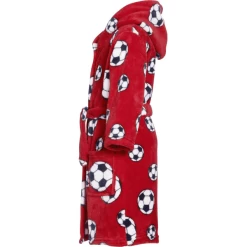Playshoes Fleece Badjas Voetbal Rood -Babyverzorging Deals playshoes fleece badjas voetbal rood a305494 2