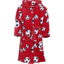 Playshoes Fleece Badjas Voetbal Rood -Babyverzorging Deals playshoes fleece badjas voetbal rood a305494 3