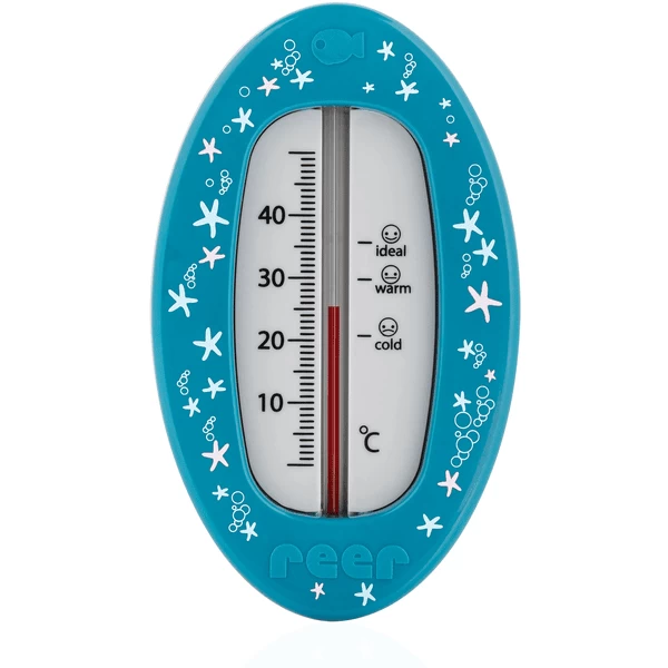 Reer Badthermometer Ovaal, Blauw 1 Reer Badthermometer Ovaal, Blauw