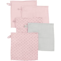 Roba Washandenset Van 5 Lil Planet Roze 25 X 25 Cm -Babyverzorging Deals roba washandenset van 5 lil planet roze 25 x 25 cm a292148 3