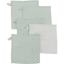 Roba Washandje Set Van 5 Lil Planet Groen 25 X 25 Cm -Babyverzorging Deals roba washandje set van 5 lil planet groen 25 x 25 cm a308268 3