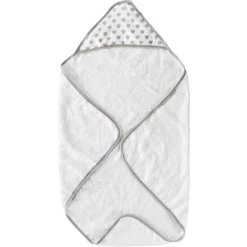 SCHARDT Handdoek Met Capuchon Hartjes Grijs -Babyverzorging Deals schardt handdoek met capuchon hartjes grijs a245200 2