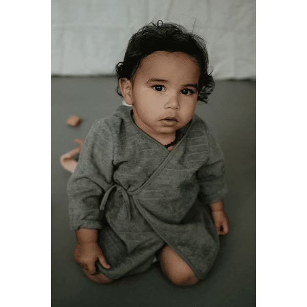 Snoozebaby Badjas Storm Grey 86/92 2 Snoozebaby Badjas Storm Grey 86/92 - Afbeelding 2