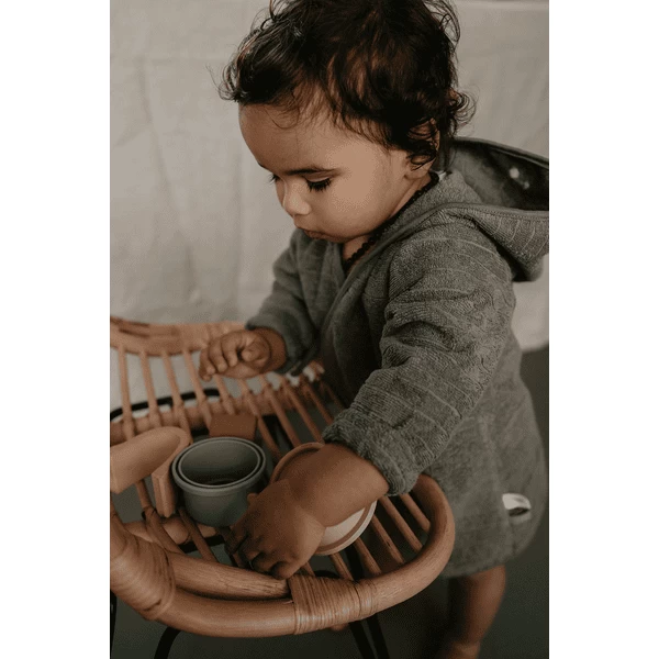 Snoozebaby Badjas Storm Grey 86/92 3 Snoozebaby Badjas Storm Grey 86/92 - Afbeelding 3