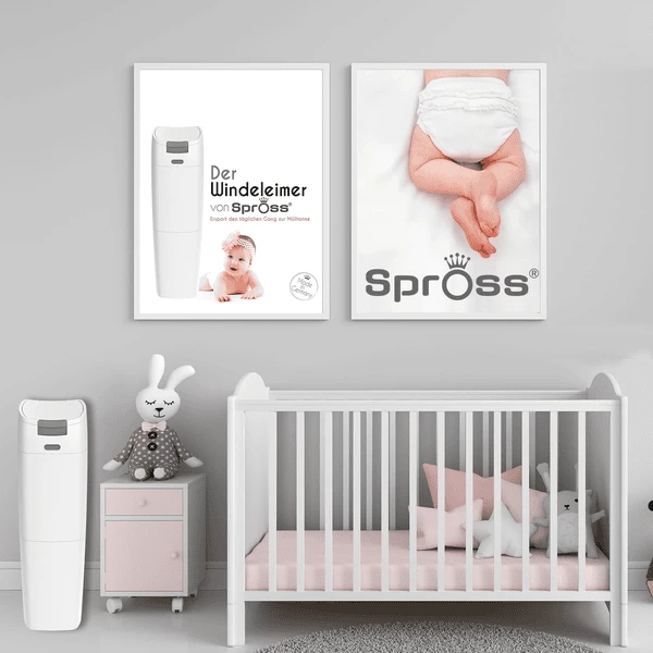 Spross Luieremmer Inclusief Vier Navulcassettes 2 Spross Luieremmer Inclusief Vier Navulcassettes - Afbeelding 2