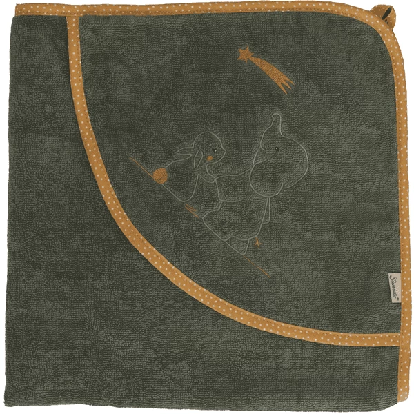 Sterntaler Badhanddoek 100 X 100 Cm Eddy Donkergroen 1 Sterntaler Badhanddoek 100 X 100 Cm Eddy Donkergroen