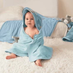 Sterntaler Badhanddoek Emmi Medium Blauw 100 X 100 Cm -Babyverzorging Deals sterntaler badhanddoek emmi medium blauw 100 x 100 cm a290857 2