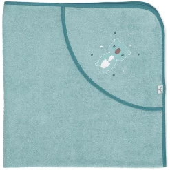 Sterntaler Badhanddoek Kalla Uni Blauw Melange 100 X 100 Cm -Babyverzorging Deals sterntaler badhanddoek kalla uni blauw melange 100 x 100 cm a351507 3