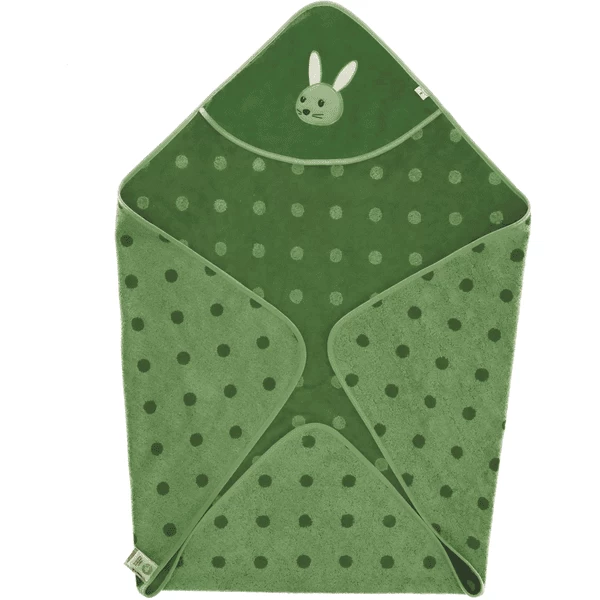 Sterntaler Badhanddoek Kinni Donkergroen 100 X 100 Cm 3 Sterntaler Badhanddoek Kinni Donkergroen 100 X 100 Cm - Afbeelding 3