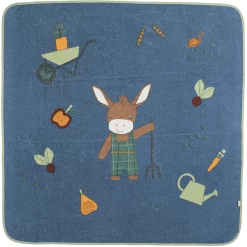 Sterntaler Badlaken Emmilius Medium Blauw 100 X 100 Cm -Babyverzorging Deals sterntaler badlaken emmilius medium blauw 100 x 100 cm a327086 2