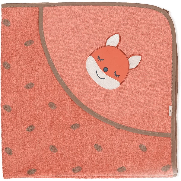 Sterntaler GOTS Badhanddoek Met Kap Enna Koraal 80 X 80 Cm 1 Sterntaler GOTS Badhanddoek Met Kap Enna Koraal 80 X 80 Cm