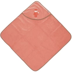 Sterntaler GOTS Badhanddoek Met Kap Enna Uni Koraal 80 X 80 Cm -Babyverzorging Deals sterntaler gots badhanddoek met kap enna uni koraal 80 x 80 cm a351331 2
