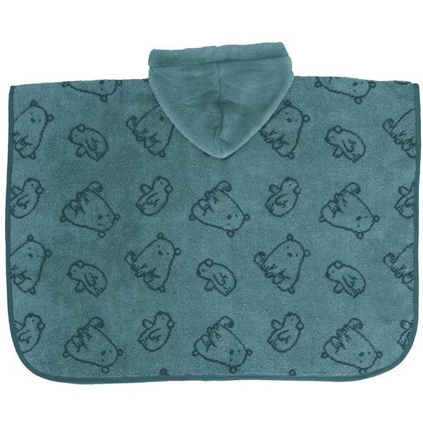 Sterntaler Zwemponcho Elia Donker Turquoise 4 Sterntaler Zwemponcho Elia Donker Turquoise - Afbeelding 4