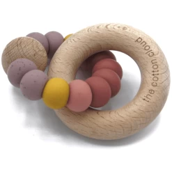 The Cotton Cloud Siliconen Bijtring Paars