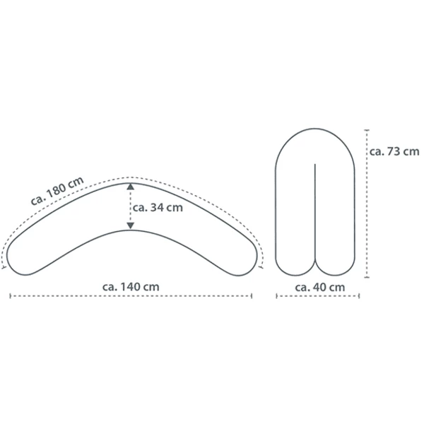 THERALINE Comfort Verzorgingskussen Birdie Róse 4 THERALINE Comfort Verzorgingskussen Birdie Róse - Afbeelding 4