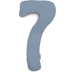 THERALINE Dekbedovertrek Voor Mijn7 Zijslaapkussen Melange Blauw-grijs Bamboo -verzameling -Babyverzorging Deals theraline dekbedovertrek voor mijn7 zijslaapkussen melange blauw grijs bamboo verzameling a305270 3