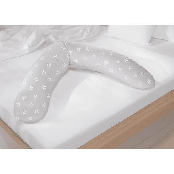 Theraline Dodo Voedingskussen Incl. Hoes Sterren Grijs 4 Theraline Dodo Voedingskussen Incl. Hoes Sterren Grijs - Afbeelding 4